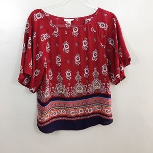 Anthropologie Beach Lunch Lounge Top